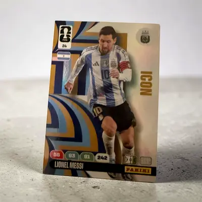 Lionel Messi ICON World Cup 2025 Collectible Card – Rare Edition