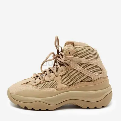 Yeezy x Adidas Brown Suede and Mesh DSRT BT Desert Boots Size 38 2/3