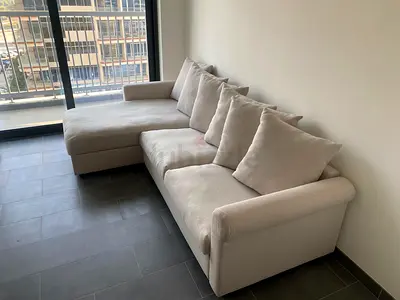Ikea Gronlid L shape sofa bed Beige