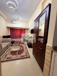 Furnished Studio With Full Size Washrooms Available for Rent in AED 2,500/- Monthly in Ajman Pearl T