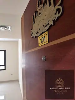 One-bedroom apartment with a living room, located just one block back from the Ajman Corniche in a p