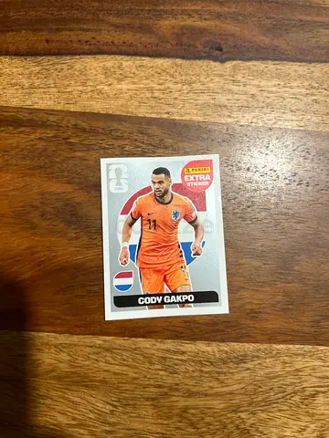 World Cup panini extra sticker Cody gakpo