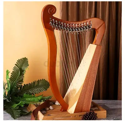 Harp Celtic Irish, 19 Strings Mahogany Adult Professional Beginner