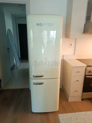 Hoover Brand Retro Style Latest New Model Bottom Fridge Freezer.  Capacity 300 Liters . Same Like Ne
