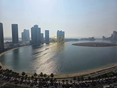 Ac Free Seaview 3bhk with Maidroom +Dining Hall +Balcony +Wardrobe with open view in Al Taawun Area