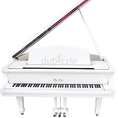 Brand New MEGARYA White Grand Piano | Elegant Luxury Finish | Professional Grand Piano