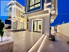 Luxury Corner Villa in Al Helio 2 Ajman | 7 Bedrooms, 3 Halls, Majlis | Private Pool | 3 Floors | 50