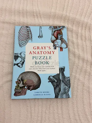 Grays Anatomy Puzzle Book (hardcover)