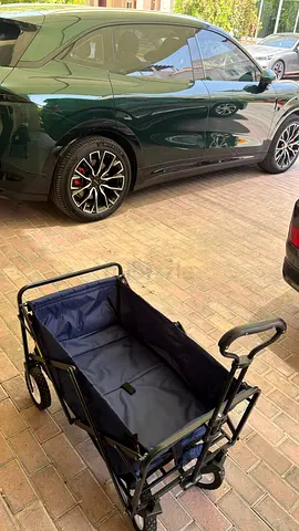 Foldable Utility/Beach Wagon Cart - Heavy Duty Collapsible Trolley