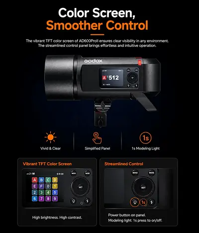Godox AD600Pro II TTL Flash 600Ws | Brand New | GN87 Professional Strobe