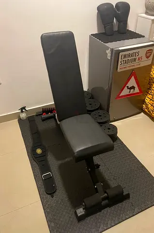 Adjustable Bench with 40kg Dumbbell Set