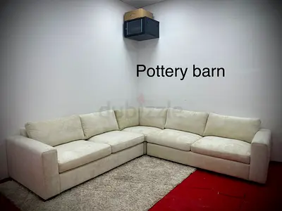 Same like new condition pottery barn corner sofa