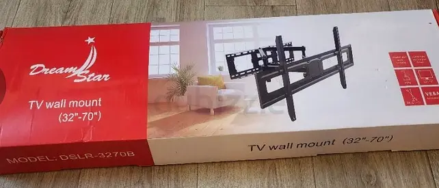 Same day Free Installation Full-Motion TV Wall Mount Bracket - Tilt  Swivel for 32-80 TVs