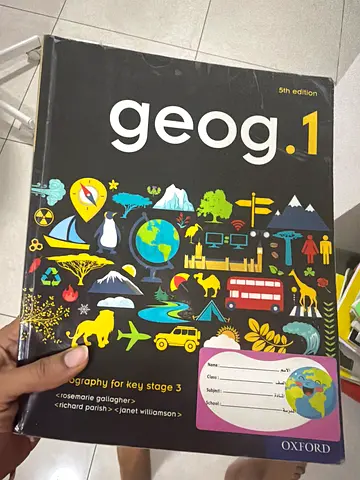 Geography book for sale