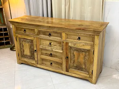 Mango Wooden plain wooden sideboard