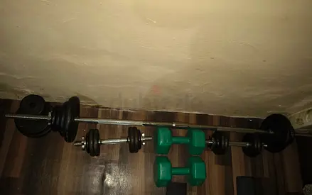 Adjustable dumbbell set and barbbell