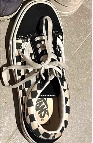 Authentic vans gingham pattern