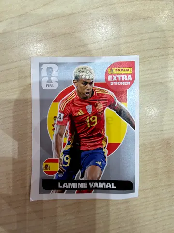 Panini Lamine Yamal Extra Sticker Silver