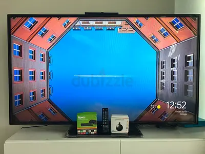 Samsung 60 inch LED TV with Chromecast and Roku Stick