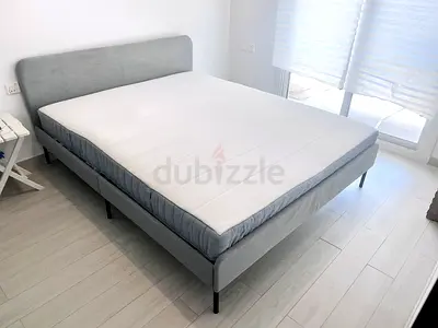 IKEA BED KING SIZE with Mattress (on warranty)