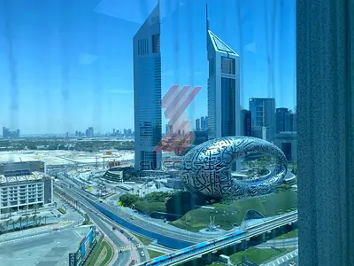 Prime Window Office with Sheikh Zayed Road View | Latifa Tower | Ready to Move In