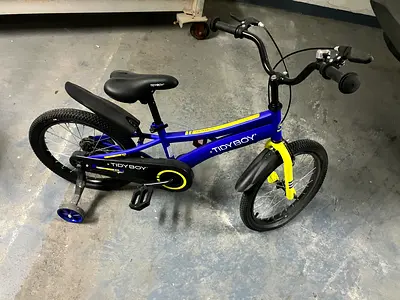 TidyBoy Kids Bicycle with Training Wheels 16inch