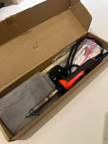 Soldering Iron Kit with Stand and Accessories - Good Working Condition
