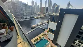 Fully Furnished 1BHK | Canal &amp; burjkhalia view | Vacant