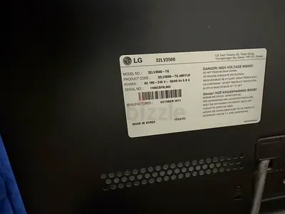 LG 32 LED TV (model 32LV3500) - used, working
