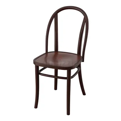 Classic wooden brown dining chair - sturdy bentwood style Ikea SKOGSBO