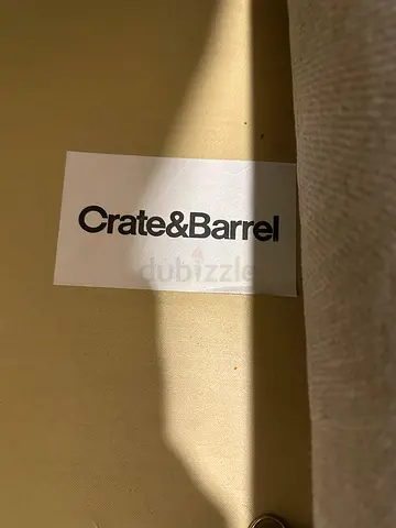 Crate  Barrel Sofa / Couch (light beige) - Good condition