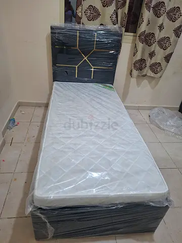 Single bed frame with mattress - brand new, wrapped