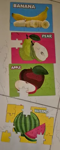 Alyna Fix  Learn Fruits Jigsaw Puzzle Set - Incomplete / Missing Pieces