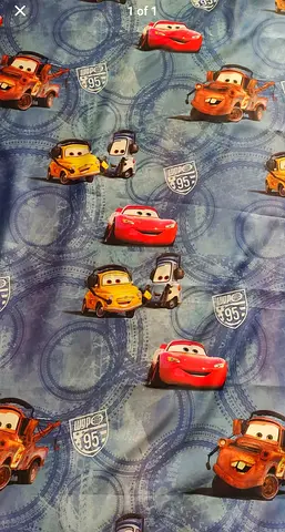 Disney Cars Lightning McQueen curtain