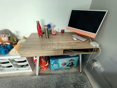 Modern Wooden Study Desk with Drawer