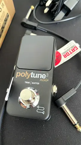 TC Electronic PolyTune 3 Noir Guitar Tuner (True Bypass)