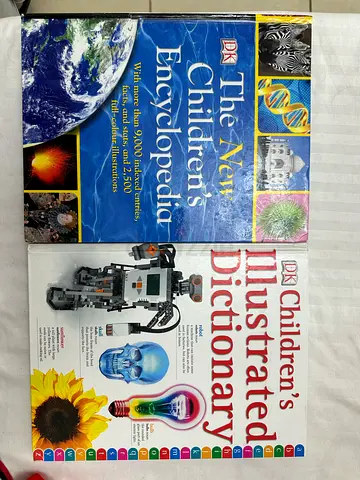 DK Childrens Encyclopedia and Illustrated Dictionary Set of 2