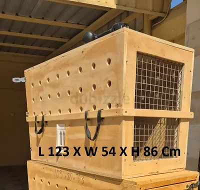IATA‑Approved Wooden Dog Relocation Crate