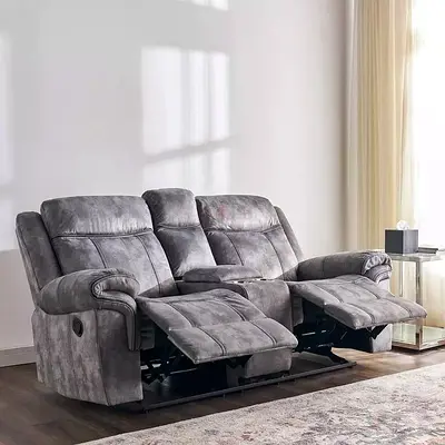 Home Centre Layton 2-Seater Fabric Recliner