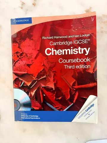 Cambridge IGCSE Chemistry Coursebook third edition Richard Harwood and Ian Lodge