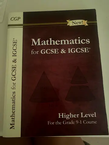 Mathematics for GCSE  IGCSE - Higher Level (CGP) - Textbook