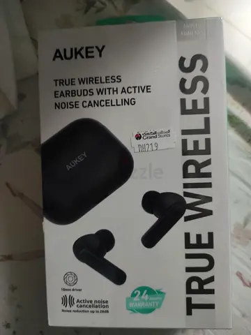 AUKEY True Wireless Earbuds with Active Noise Cancelling (black) - Unused in box