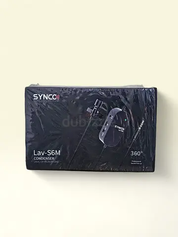 SYNCO Lav-S6M Lavalier Condenser Microphone - Sealed Box