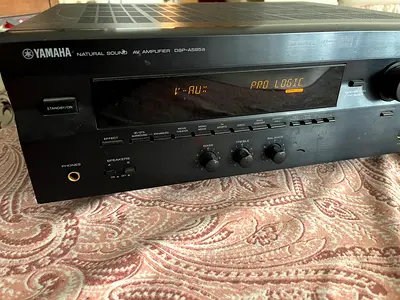 Yamaha Natural Sound AV Amplifier DSP-A595a with working remote control