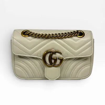 GUCCI GG SMALL MARMONT MATELASSE SHOULDER BAG