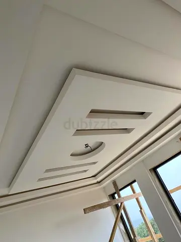 Gypsum decor carpenter painting