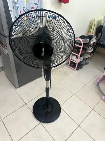 Krypton Pedestal Fan - Adjustable Height, Working Condition