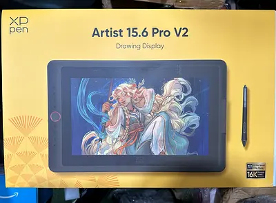 XP-Pen Artist 15.6 Pro V2 Drawing Display - Boxed
