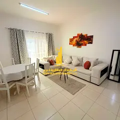 Brand new, luxurious one-bedroom apartment with a living room, fully furnished with brand new, high-