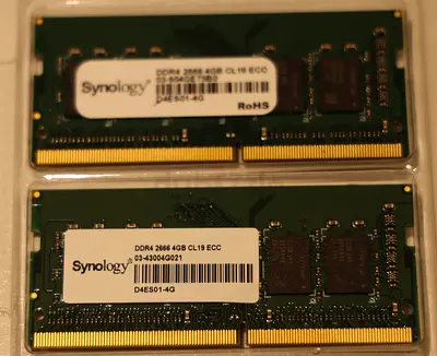 Synology SODIMM ECC RAM DDR4 4GB  upgrade